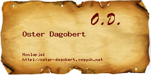 Oster Dagobert névjegykártya